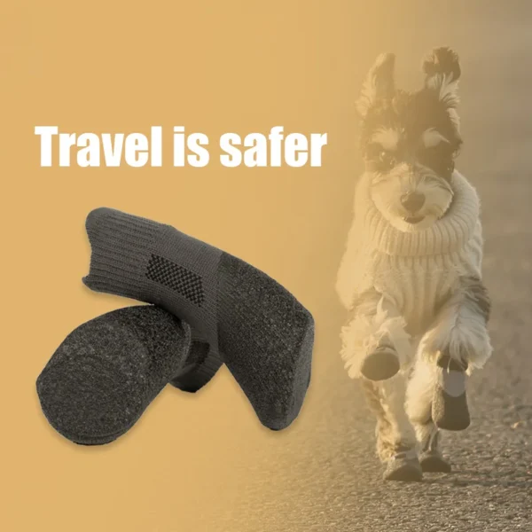 Pet Supplies, Dog Shoes, Dog Paw Protection, Antifreeze Snow Boots, Winter Dog Shoes, Teddy Golden Hair, Labrador Border Collie - Image 6