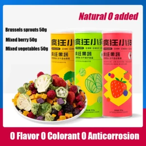 Pet Snacks Freeze Dried Spore Cabbage Vegetables Small Dog Puppy Dog Food Bibimbap Training Pet Snacks