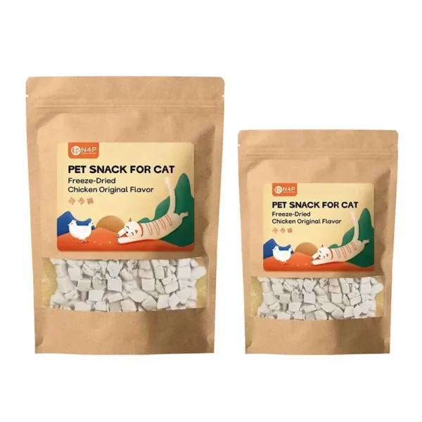 Pet Snacks 50/20g Bags of Highly Nutritious Freeze-dried Chicken Catfood Pet Dog Snacks Nutritious and Delicious Chewable Snacks - Image 2